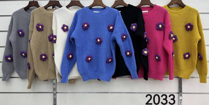 Swetry damskie Roz Standard, Mix Kolor .Paczka 10 szt